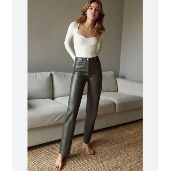 Wilfred Pants - Wilfred Melina Faux Leather Pants Size 2 EUC